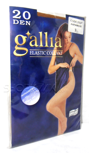 GALLIA ELASTIC COLLANT ДАМСКИ ЧОРАПОГАЩИ 20ДЕНА НАТУРАЛ 3 РАЗМЕР