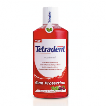TETRADENT GUM PROTECTION ВОДА ЗА УСТА Максимална грижа за здрави венци 250мл