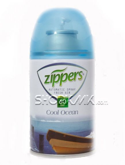 ПЪЛНИТЕЛ-ОСВЕЖИТЕЛ ZIPPERS 260ML - COOL OCEAN