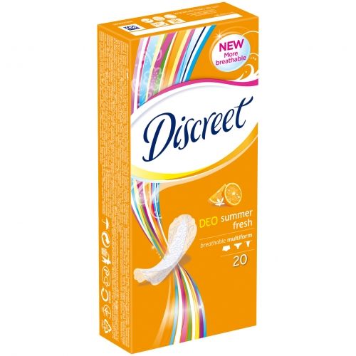 ДАМСКИ ПРЕВРЪЗКИ DISCREET SUMER 20БР МИНИ КУТИЯ
