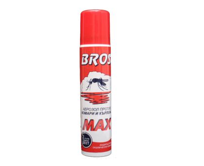 BROS MAX-Аерозол против комари и кърлежи 90мл