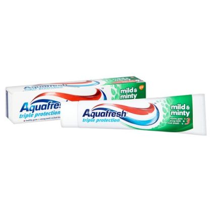 Aquafresh Triple Action Mild & Minty Паста за зъби 50мл