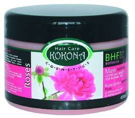  KOKONA B.H.F BOTANICA ROSES МАСКА  ЗА КОСА СИЛИКОНОВА 400МЛ