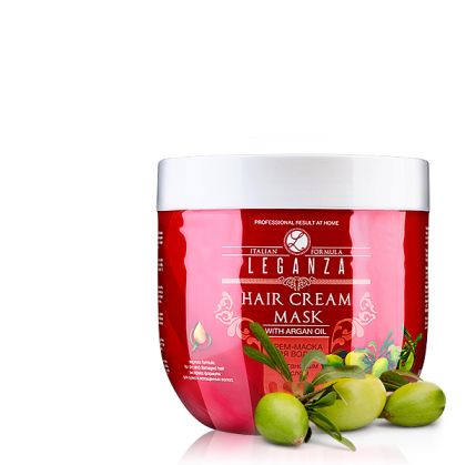 Leganza  маска-крем с арганово масло Hair Care 1000 мл.