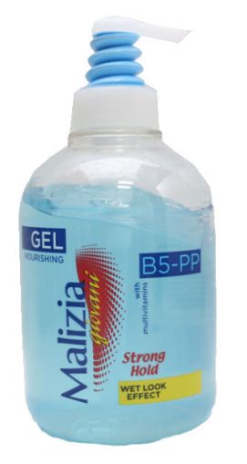 Malizia Giovani  Strong Hold Wet Look Effect  B5-PP 300 ml гел за коса