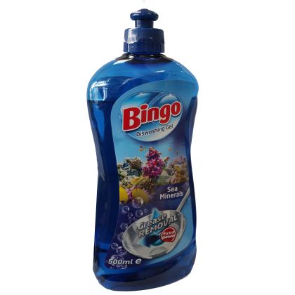 Bingo Препарат за миене на съдове Sea Minerals 500мл