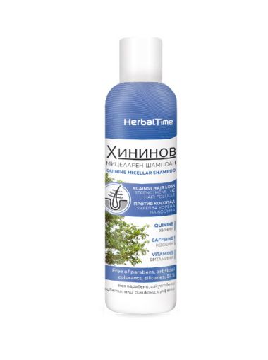 Herbal Time Quinine Хининов мицаларен шампоан 200 мл