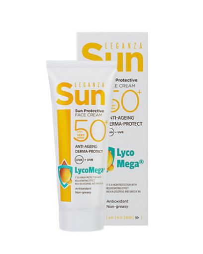 LEGANZA SUN СЛЪНЦЕЗАЩИТEН КРЕМ ЗА ЛИЦЕ SPF 50+ 75мл