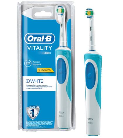 Oral-B Vitality 3 D White Електрическа четка за зъби 