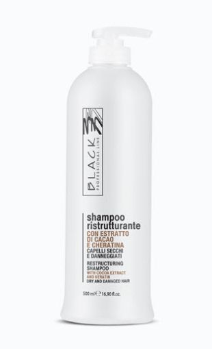 Black Restructuring Shampoo 500 ml.