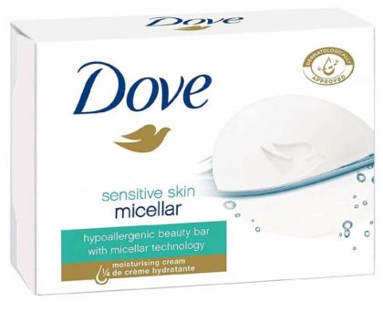 DOVE Sensitive Skin Micellar  КРЕМ САПУН 90гр