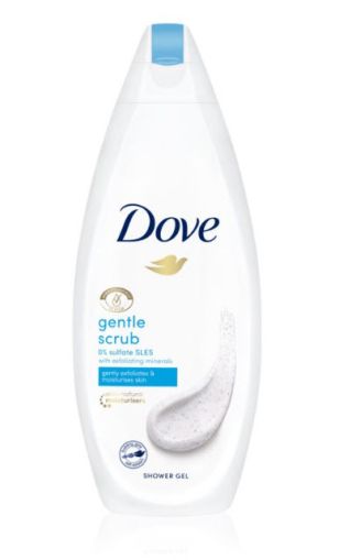 Dove Gentle Scrub Подхранващ душ гел 250мл.