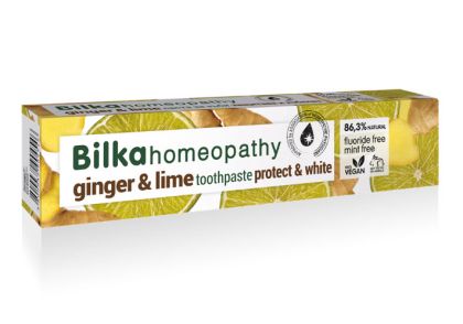 БИЛКА ПАСТА ЗА ЗЪБИ ХОМЕОПАТИЧНА 75мл BILKA GINGER & LIME