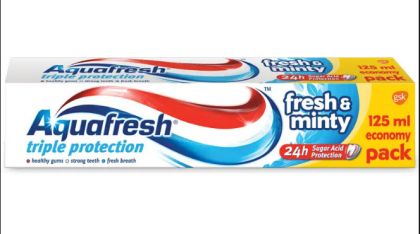 AQUAFRESH 3 FRESH & MINTY ПАСТА ЗА ЗЪБИ 125ml