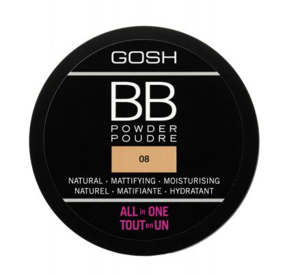 Gosh BB Powder All in One 08 Матираща ВВ пудра 6.5 гр.