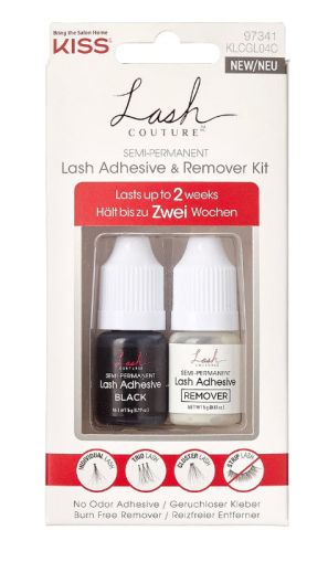  Kiss Semi-Permanent Lash Adhesive & Remover Kit KFCG04C Комплект за временно поставяне на мигли