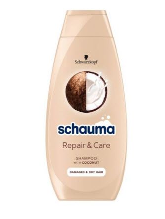 Schauma Repair & Care Shampoo with Coconut Шампоан за увредена и суха коса 400мл..