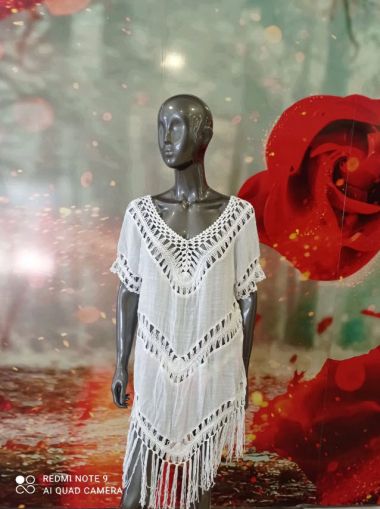 Плажна туника с ресни Indian Emporium