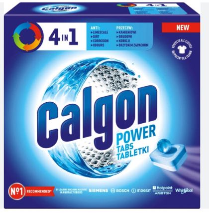 Calgon 4в1  Таблетки срещу котлен камък 8 бр. Х 104 гр