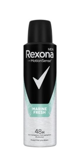 REXONA MEN Marine Stay FRESH Sensitive ДЕЗОДОРАНТ  150мл 