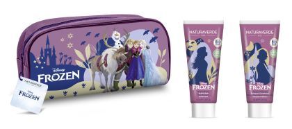 Детски комплект за момиче Disney Frozen Шампоан 100 мл + Нежна душ пяна 100 мл + Несесер