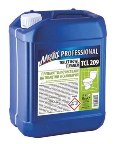 Medix Professional  TOILET BOWL CLEANER TCL 209 Препарат за почистване на тоалетни и санитария (бор) 5 л.