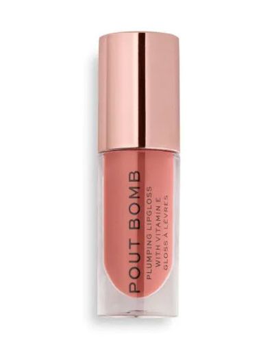 Makeup Revolution гланц за обем Pout Bomb - Kiss Nude ПО ЗАЯВКА