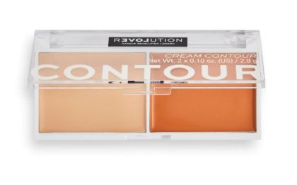 Relove by Revolution кремообразна палитра за контуриране Light 2 цвята  ПО ЗАЯВКА