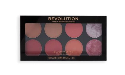 Makeup Revolution палитра руж и хайлайт Sugar & Spice 8 цвята   ПО ЗАЯВКА