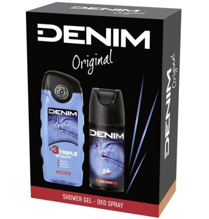 DENIM Original Мъжки Комплект Дезодорант 150 мл + Душ гел 250 мл