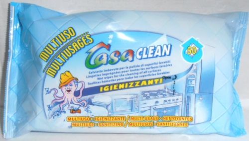 CASACLEAN УНИВЕРСАЛНИ ВЛАЖНИ КЪРПИЧКИ ЗА ПОЧИСТВАНЕ 50бр