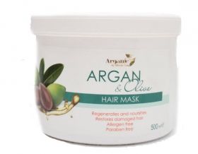 МАСКА ЗА КОСА ARGAN & OLIVE 500 ML