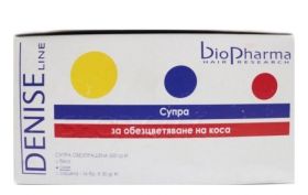 BioPharma DENISE Line Супра за обезцветяване на коса Синя 16брХ30гр  500гр