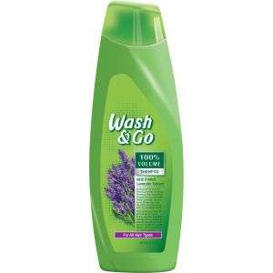 Wash&Go Шампоан с формула Volume Plus с екстракт от лавандула 400мл