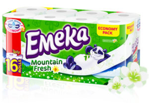 ЕМЕКА Mountain Fresh ТОАЛЕТНА ХАРТИЯ  16бр