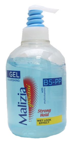 Malizia Giovani  Strong Hold Wet Look Effect  B5-PP 300 ml гел за коса