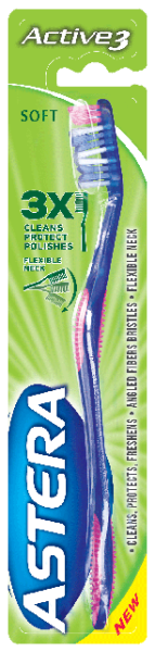 ASTERA ACTIVE 3 SOFT ЧЕТКА ЗА ЗЪБИ 