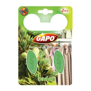 GAPO Гел против молци - кедър, 2 бр. в блистер