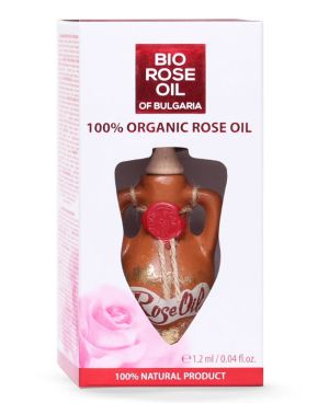 Българско Розово Масло - ОРГАНИК "BIO ROSE OIL OF BULGARIA" 12 мл