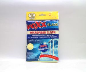МИКРОФИБЪРНА КЪРПА VOXX 40х40 ЗА СТЪКЛА ЖЪЛТА
