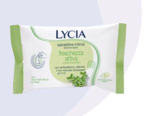 Lycia Freschezza Attiva Интимни мокри кърпи 12 броя