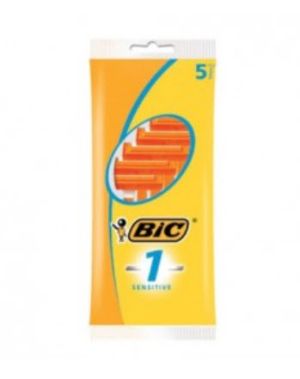 Bic 1 Sensitive Самобръсначка с 1 ножче - 5 броя в опаковка 