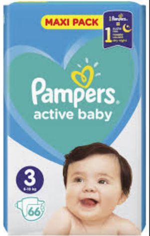 Pampers Active Baby 3 4-9кг 68бр.