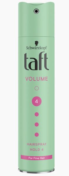 Taft True Volume  5 Collagen Push-up Effect Двоен обем-мега силен лак за коса 250мл