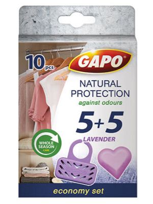 Gapo Natural Protection against odours 5+5 Lavender Ароматизатор с лавандула 10 броя
