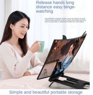 Увеличителен екран за телефон и таблет, 3D TV, екранна лупа, 12 инча