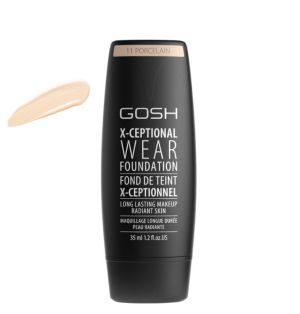  Gosh X-Ceptional Wear Foundation 11 Porcelain Дълготраен Фон дьо тен 35 мл