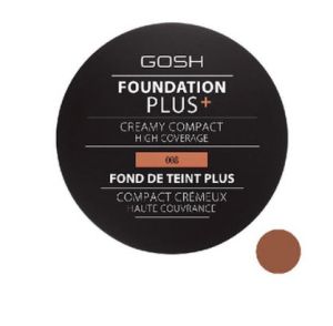 Gosh Foundation Plus + Creamy Compact High Coverage 008 Golden Компактен фон дьо тен 9 гр