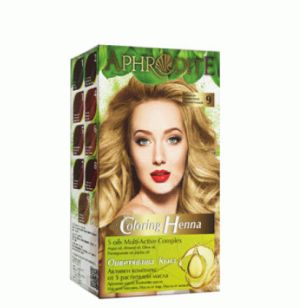 Afrodita Color Henna Оцветяваща къна №9 Златно рус  САМО ПО ЗАЯВКА, ЗАРЕЖДАНЕ 1 ПЪТ МЕСЕЧНО ОКОЛО 15-ТО ЧИСЛО
