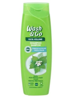  Wash&Go Nettle Extract Шампоан за тънка и изтощена коса с екстрат от коприва 360мл